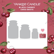 Yankee Signature Black Cherry Votive Candle 37g thumbnail 3