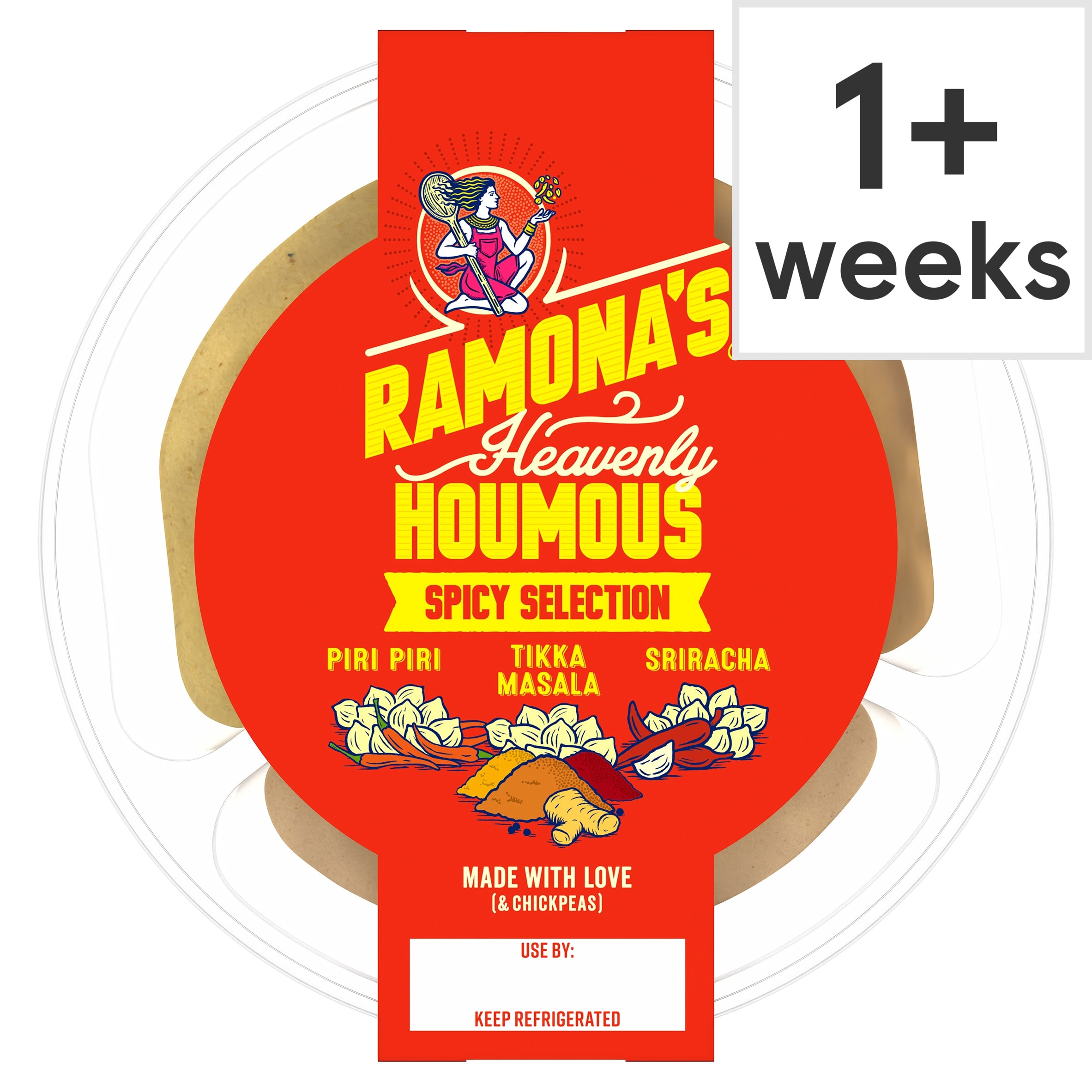 Ramona's Heavenly Houmous Spicy Selection 300g