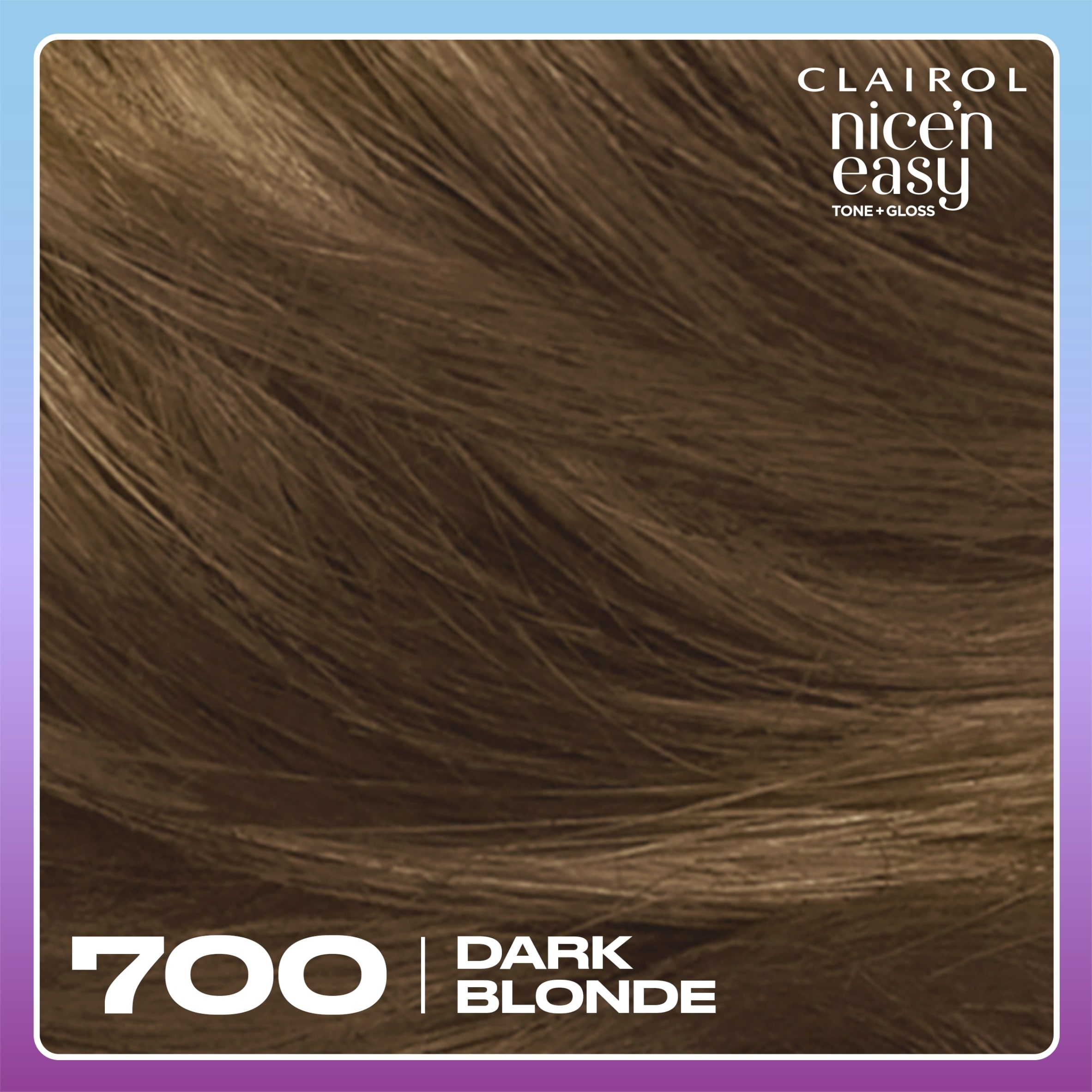 CLAIROL NICE'N EASY TONE+GLOSS SEMI PERMANENT HAIR DYE - 700/91 DARK BLONDE thumbnail 4