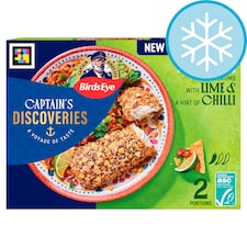 Birds Eye Captain's Discoveries 2 Tortilla Crumb Mexican Inspired Fish Fillets 220g