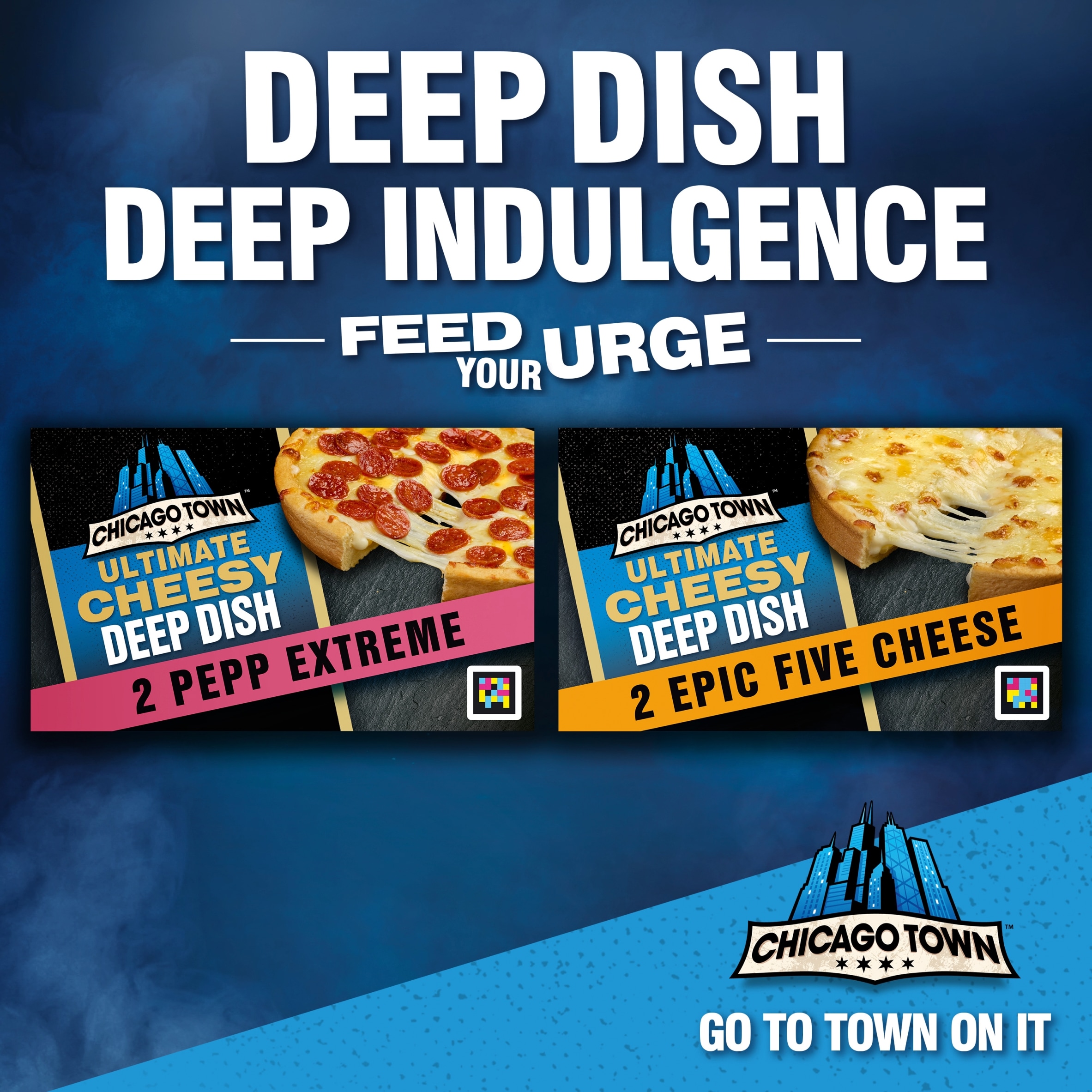Chicago Town Ultimate Cheesy Deep Dish Epic Five Cheese Pizza 2 x 164g thumbnail 4