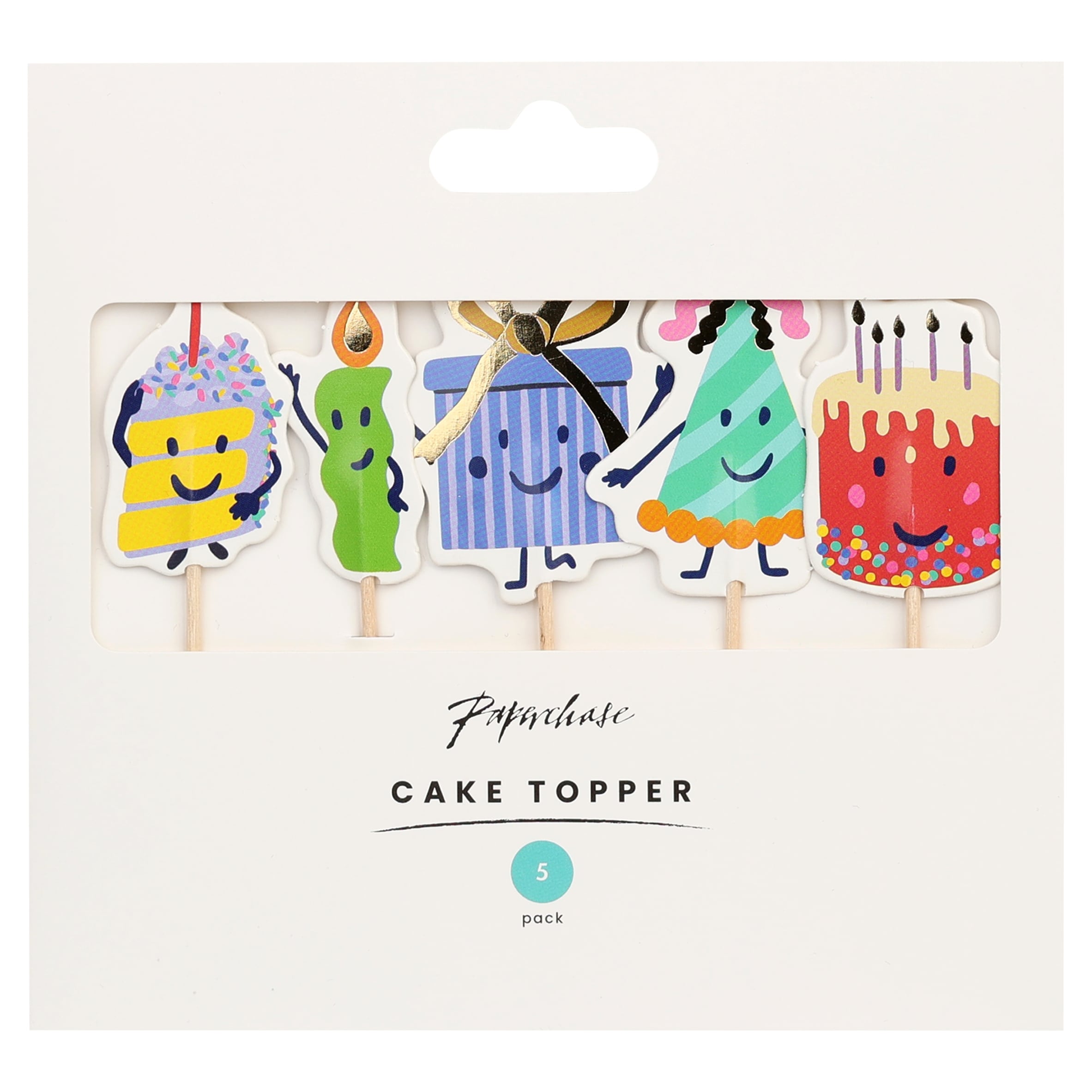 Paperchase cake Toppers Rainbow