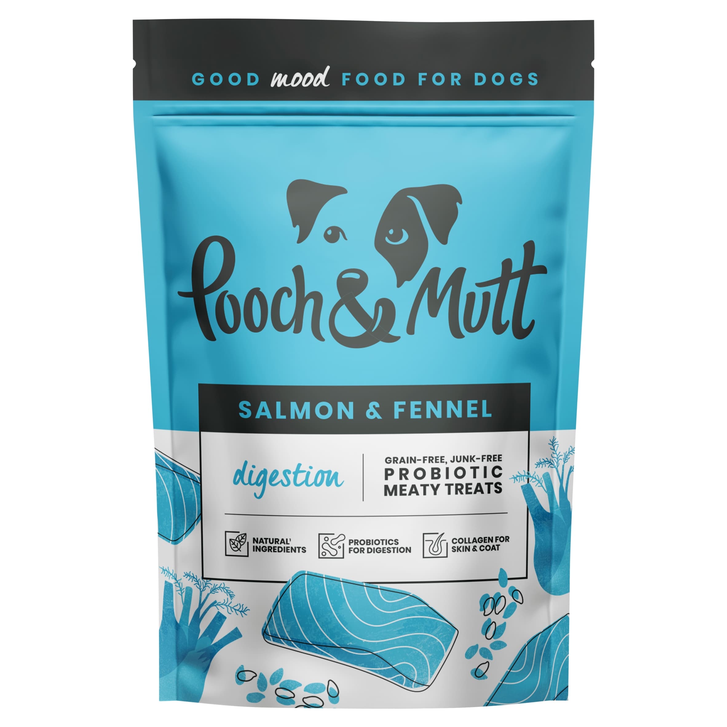 Pooch and Mutt Salmon & Fennel Meaty Dog Treats 120g