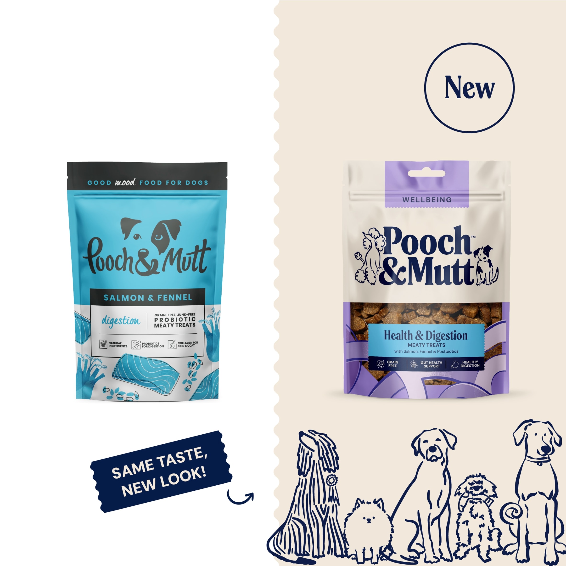 Pooch and Mutt Salmon & Fennel Meaty Dog Treats 120g thumbnail 3