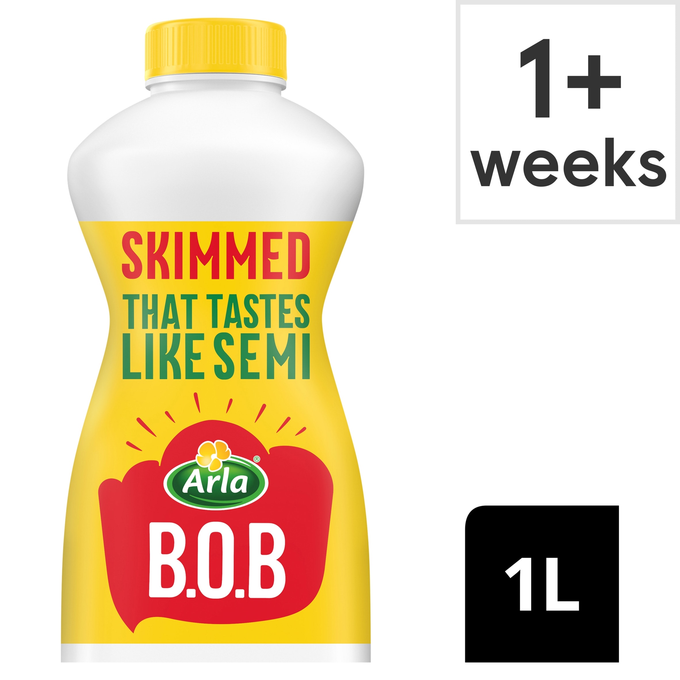 Arla B.O.B Skimmed 1l