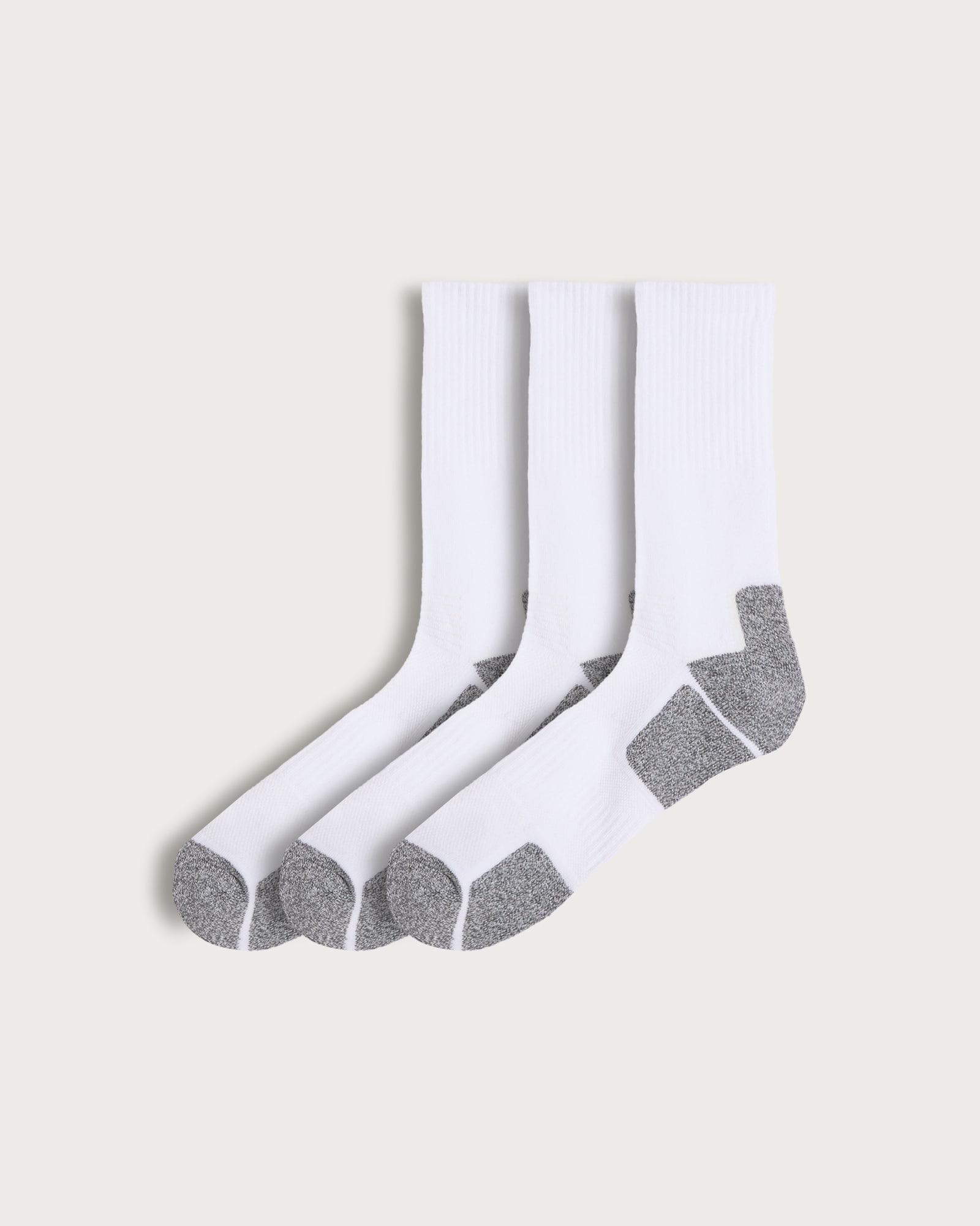 F&F Active 3-Pack Cotton Rich Sports Ankle Socks in Multi
