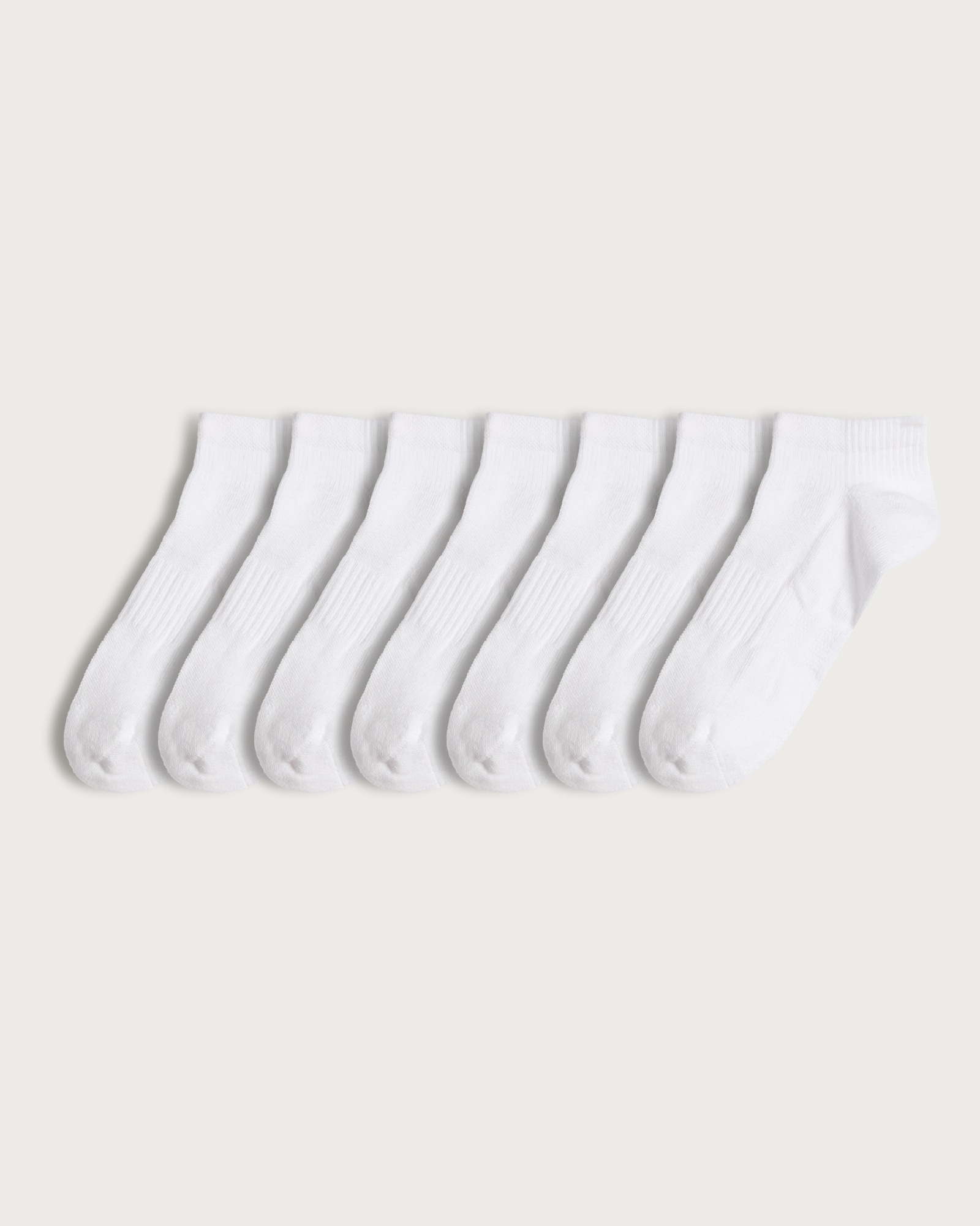 F&F Active 7-Pack Trainer Socks  in White