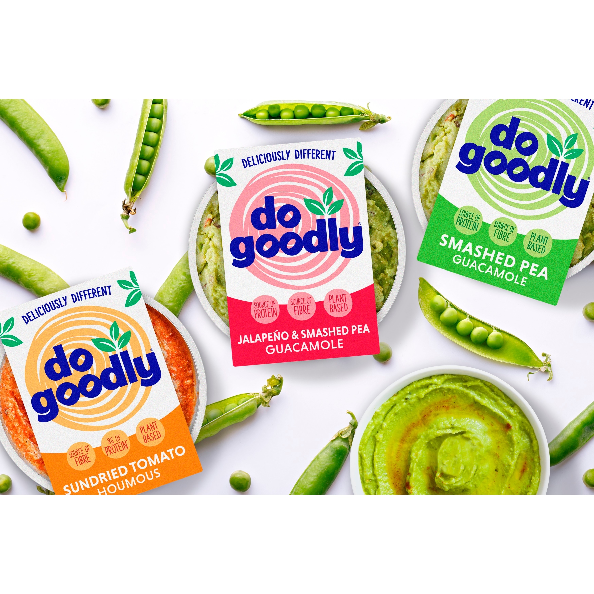 Do Goodly Jalapeno & Smashed Pea Guacamole 150g thumbnail 2