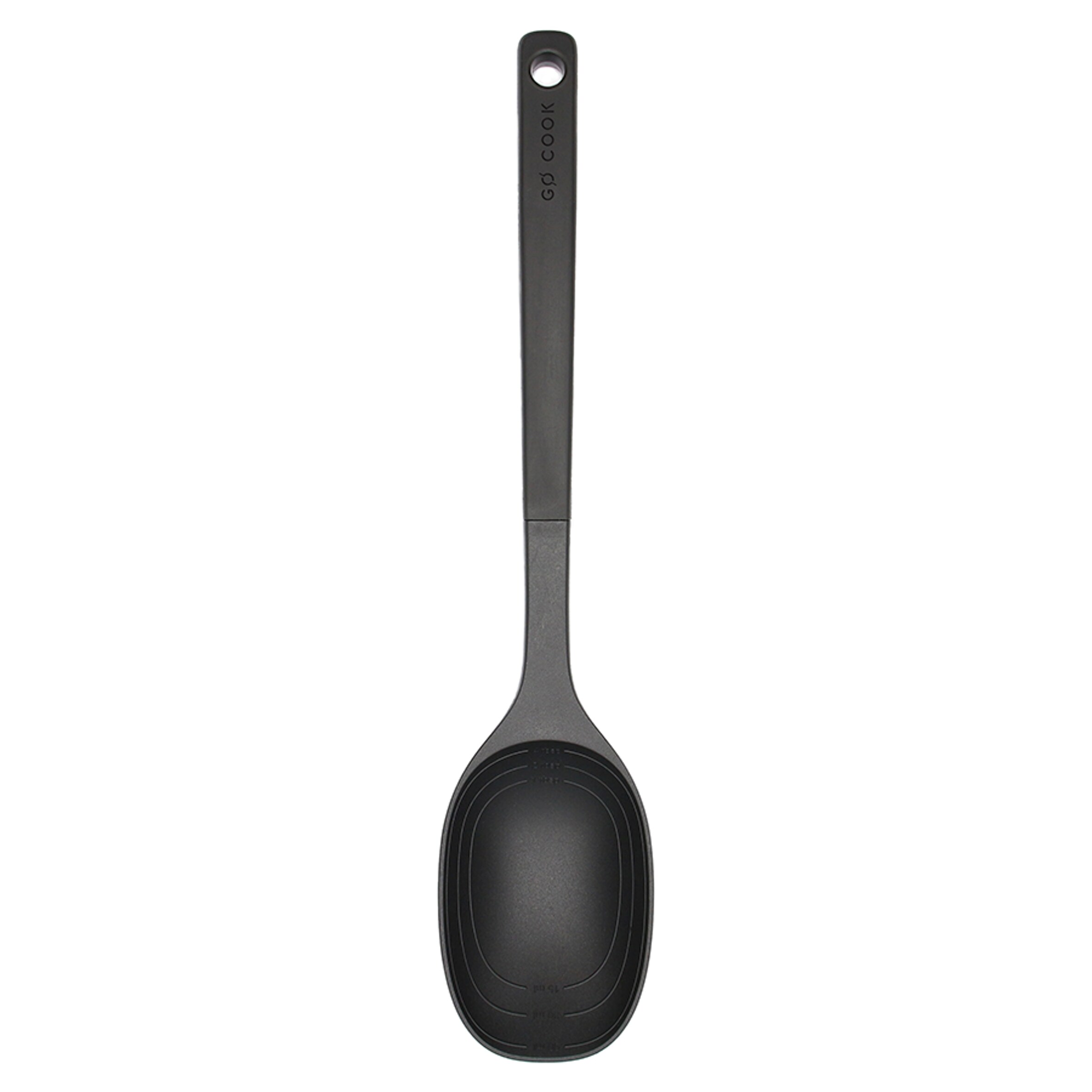 Go Cook Black Nylon Solid Spoon