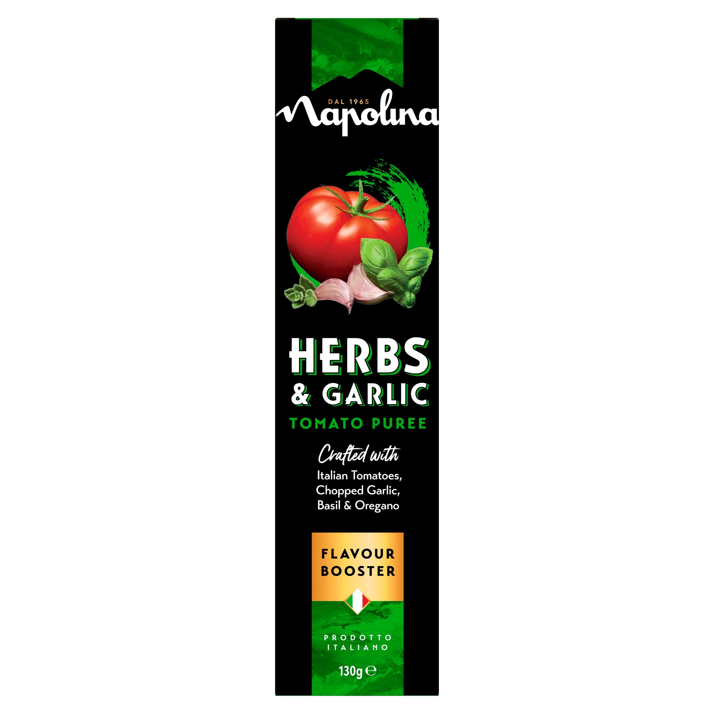 Napolina Herbs & Garlic Tomato Puree 130g