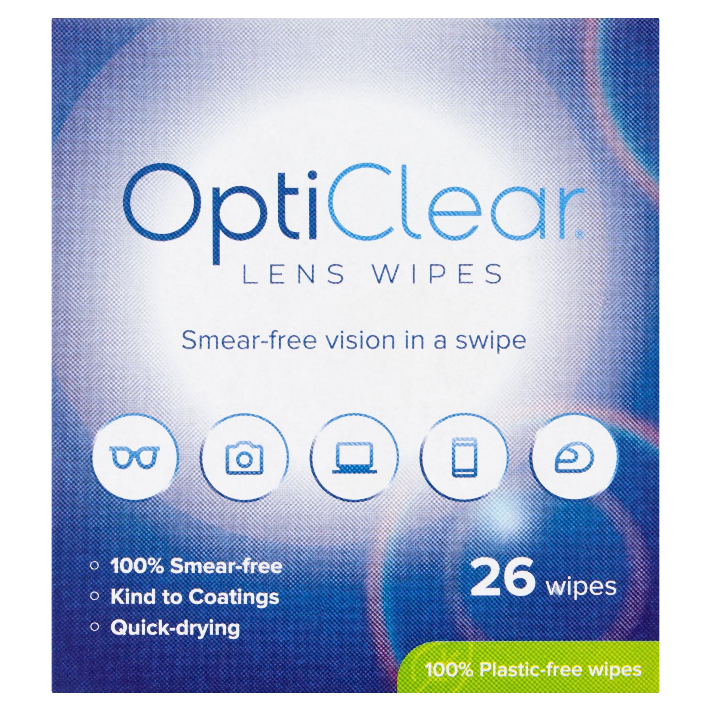 Opticlear Lens Wipes 26 Pack