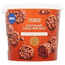 Tesco Chocolate Fudge Mini Bites 196g thumbnail 2