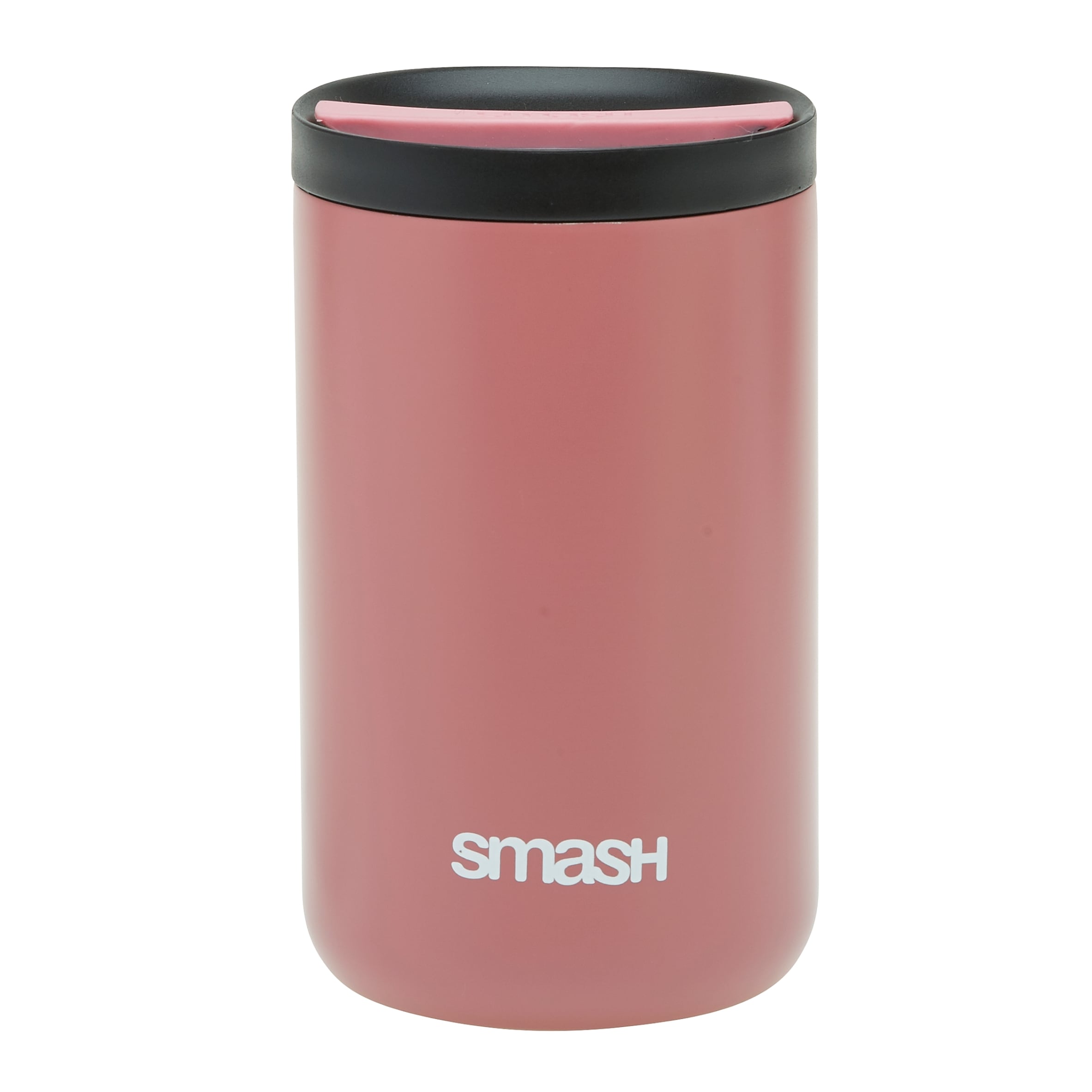 Smash Dusky Pink Twist and Lock Coffee Cup 350ml