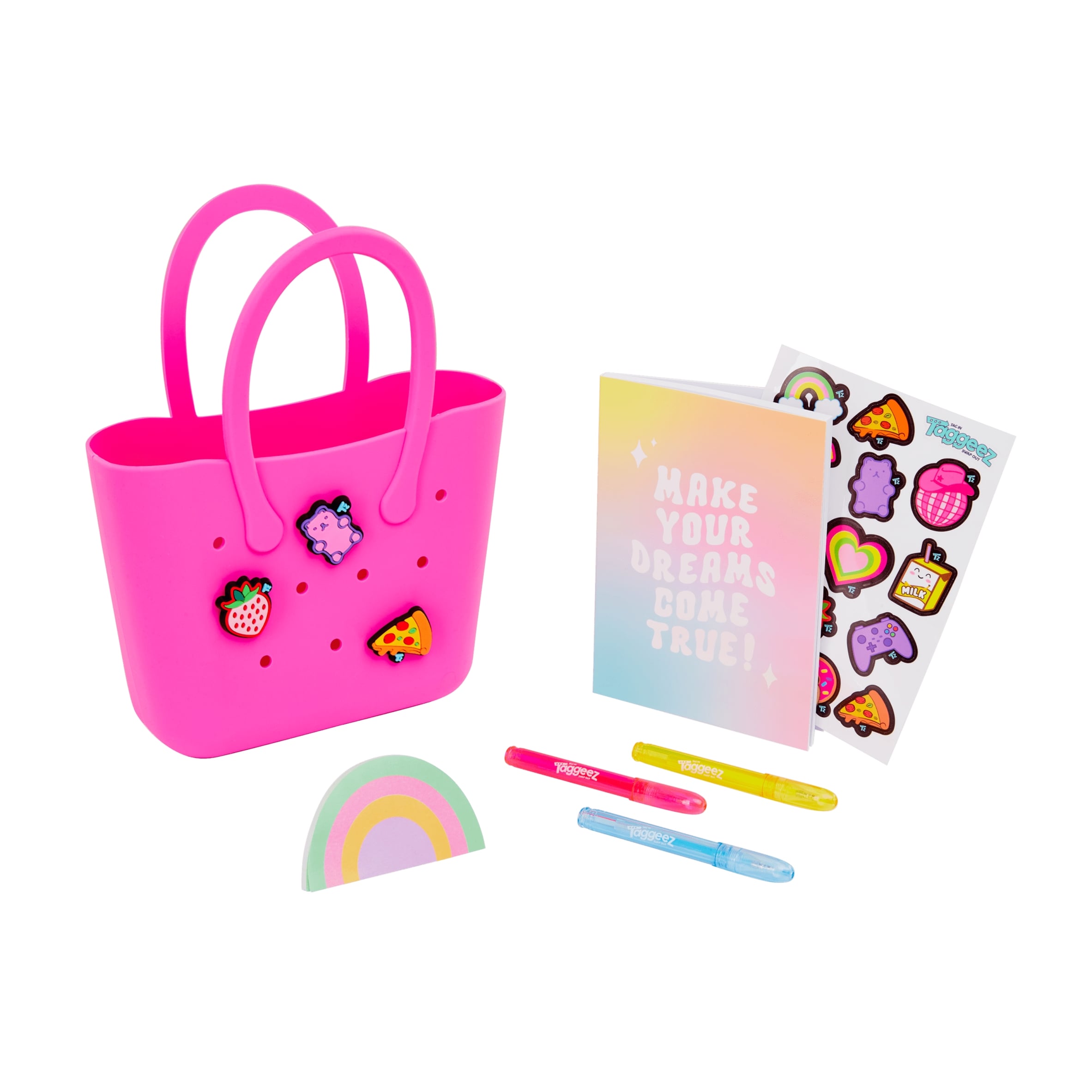 Taggeez Stationery Tote Bag Pink thumbnail 2