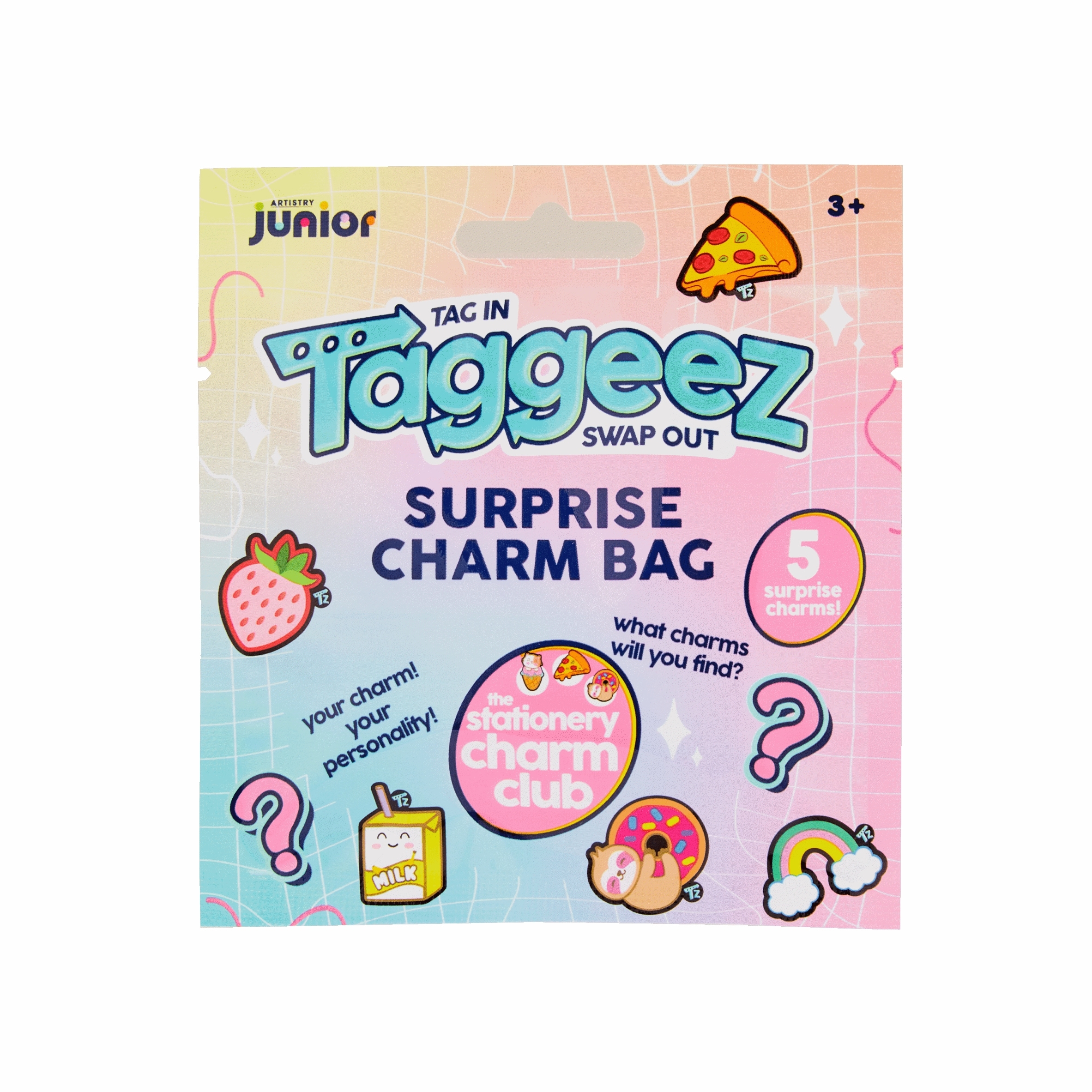 Taggeez Stationery Tote Bag Pink thumbnail 4