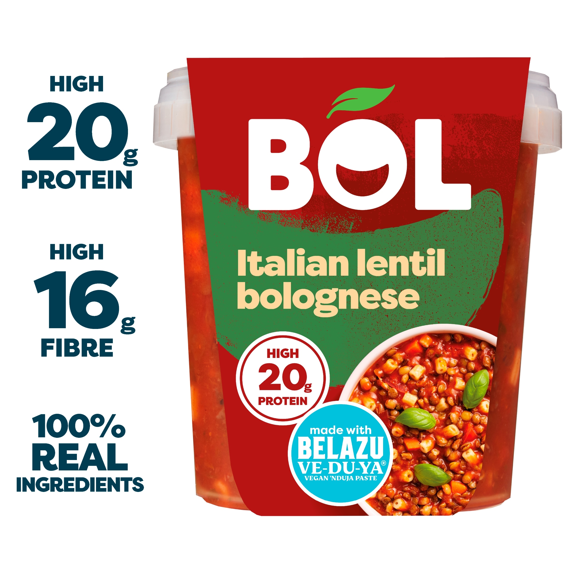 BOL Italian Lentil Bolognese Power Pot 450g thumbnail 2