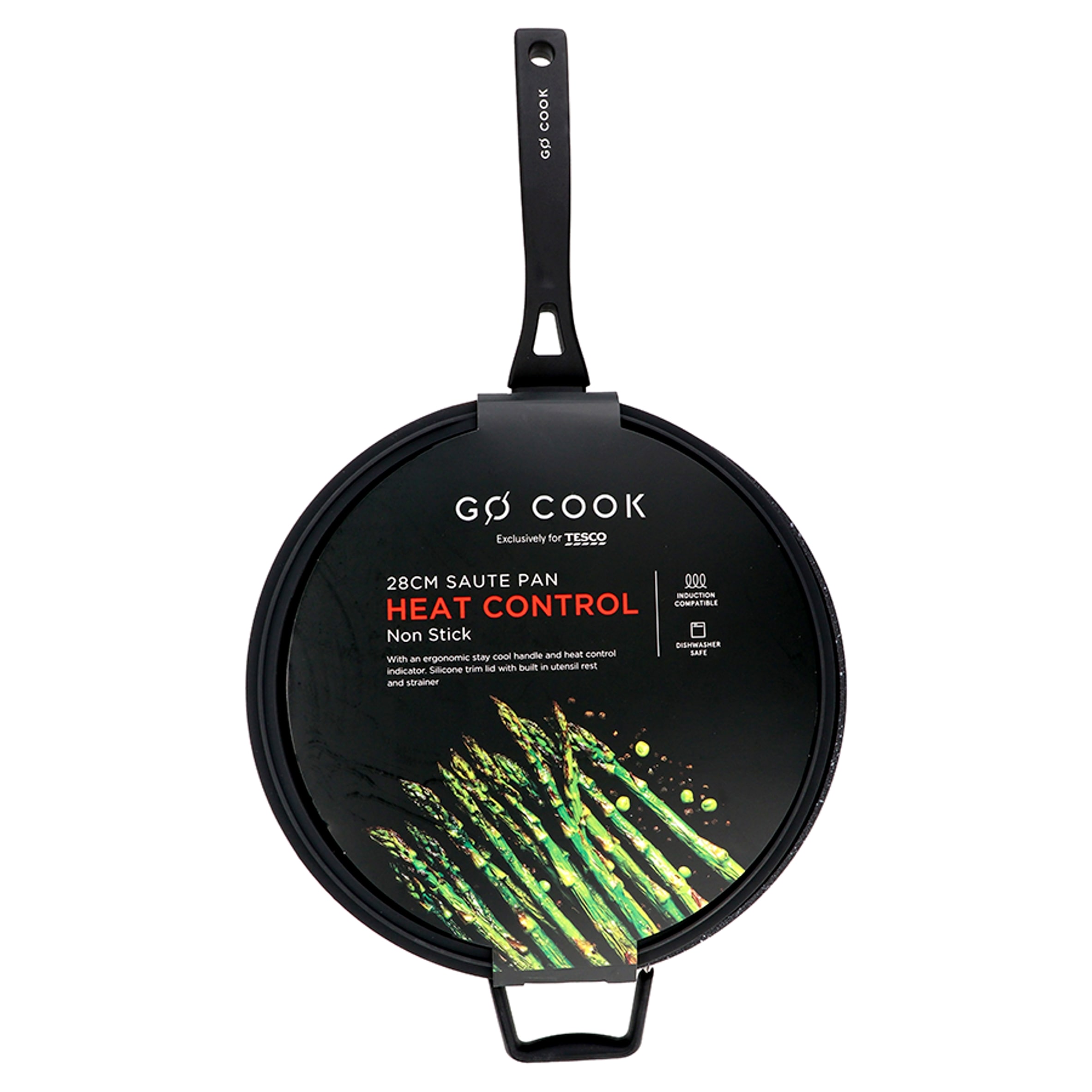 Go Cook Heat Control Saute Pan 28cm