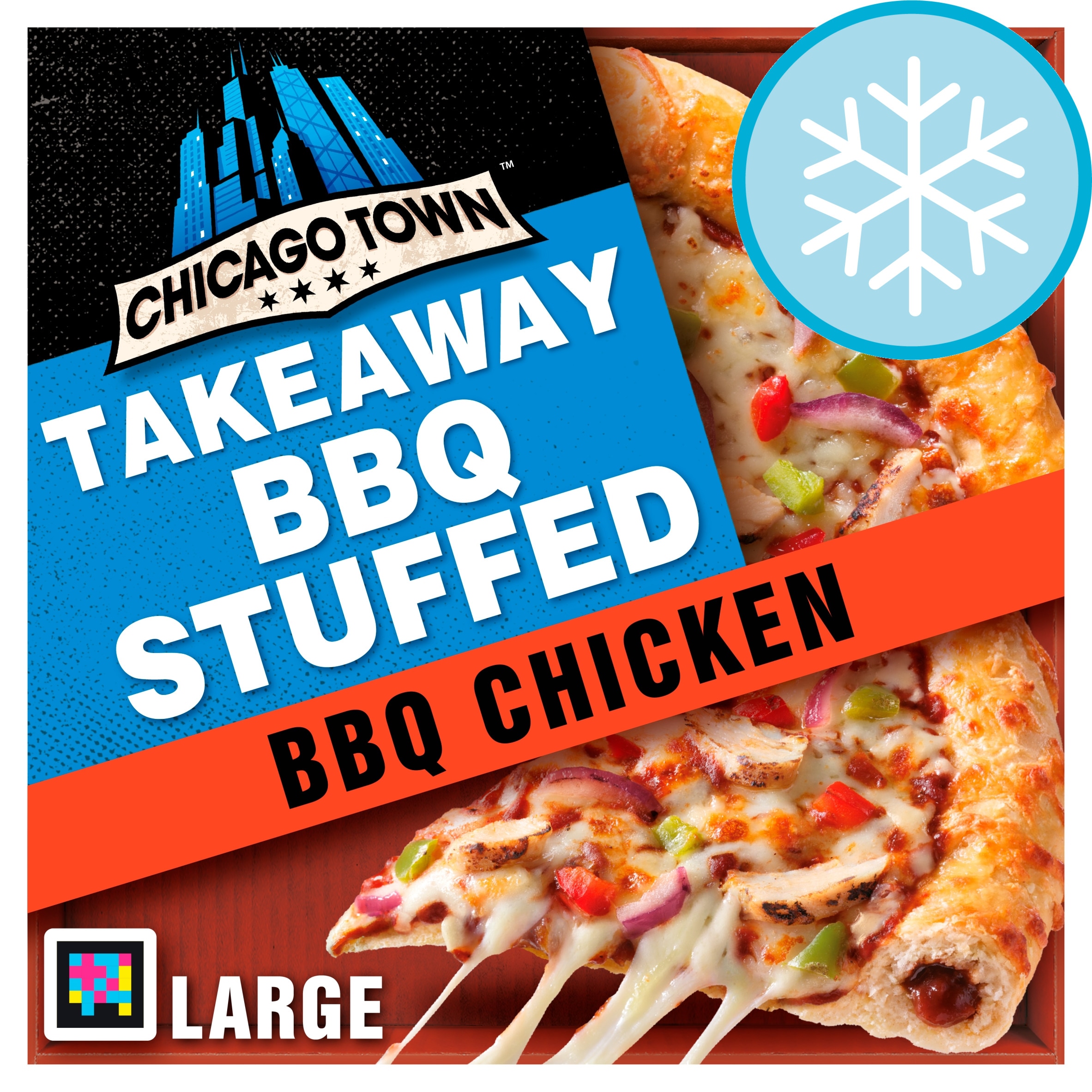 Chicago Town Stuffed Crust BBQ Chicken with BBQ Sauce Filled Crust 668g