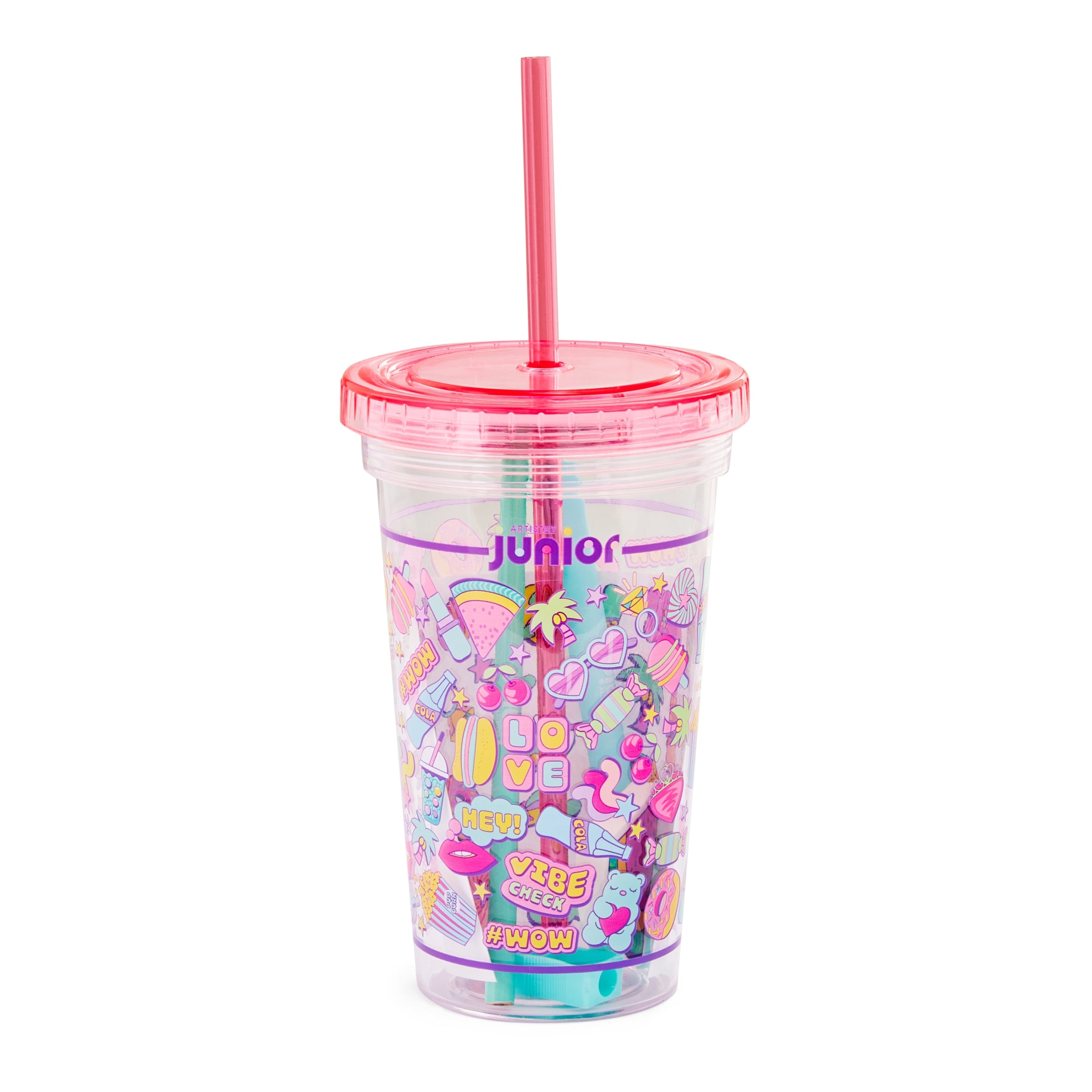 Artistry Junior Pink Filled Stationery Tumbler thumbnail 3