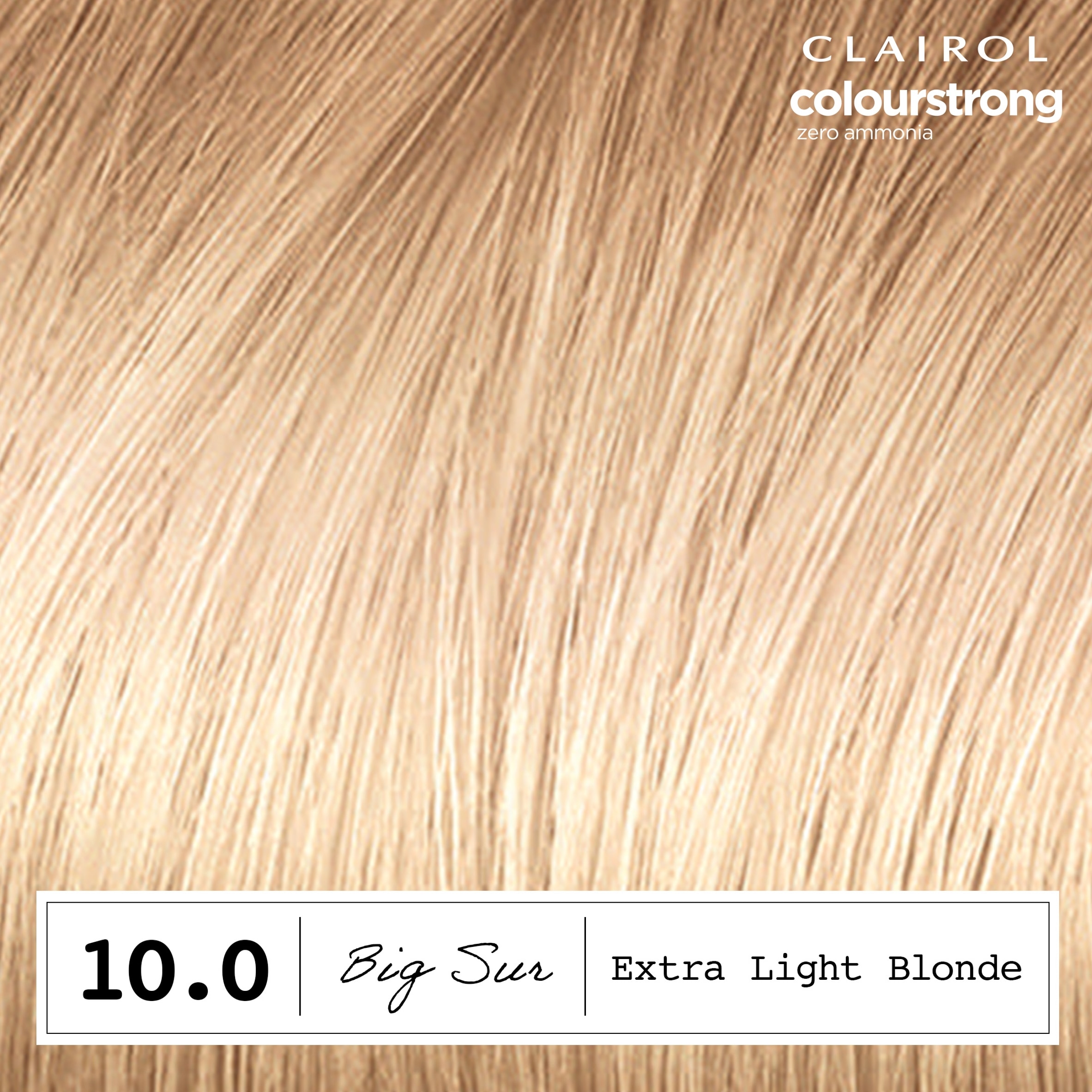 CLAIROL COLOUR STRONG PERMANENT HAIR DYE - 10.0 EXTRA LIGHT BLONDE thumbnail 4