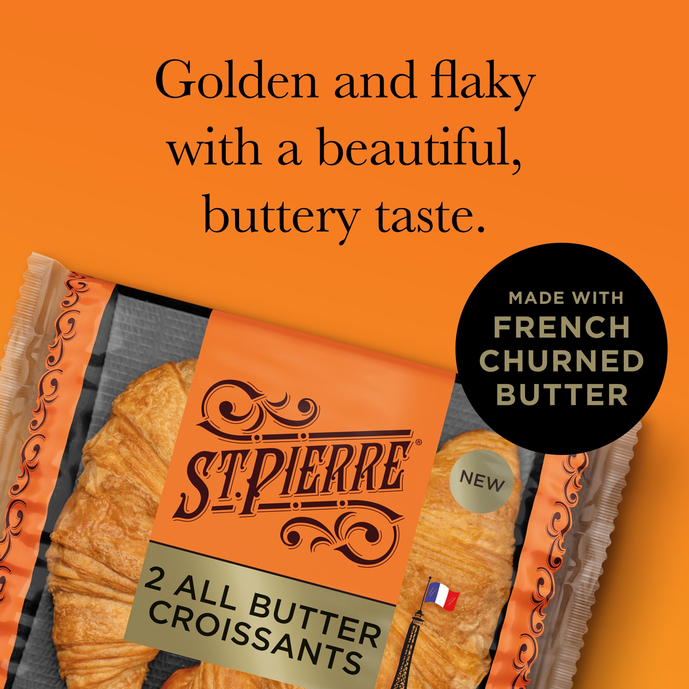 St Pierre 2 All Butter Croissants thumbnail 3