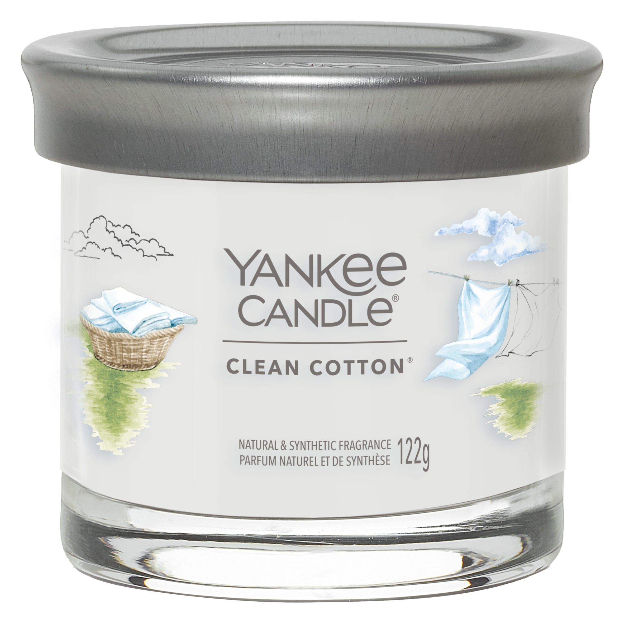 Yankee Signature Tumbler Clean Cotton Candle 122g