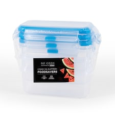 Go Cook Klipfresh Food Storage 3 x 1.9L