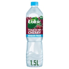 Volvic Touch of Fruit Sugar Free Cherry Natural Flavoured Water 1.5L