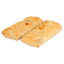 Tesco Finest Halkidiki Olive Focaccia Panini 2 Pack thumbnail 3