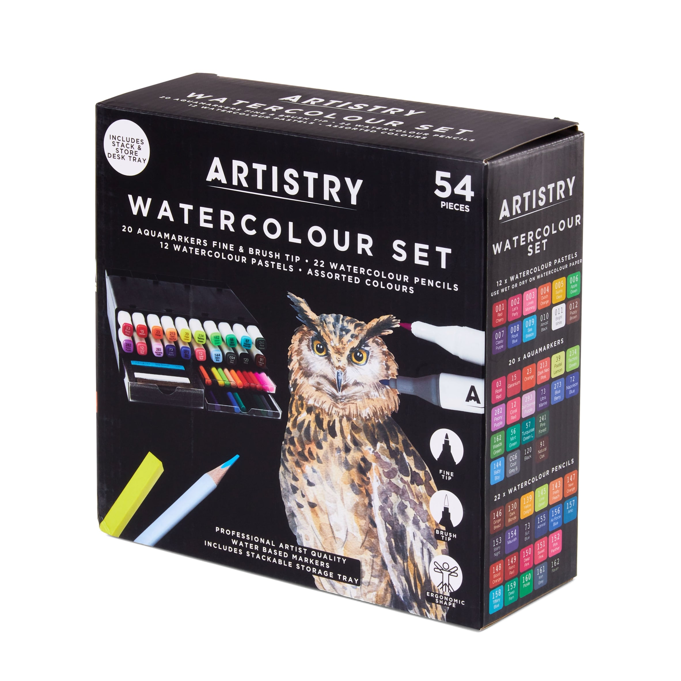 Artistry Watercolour Set 54 Pieces