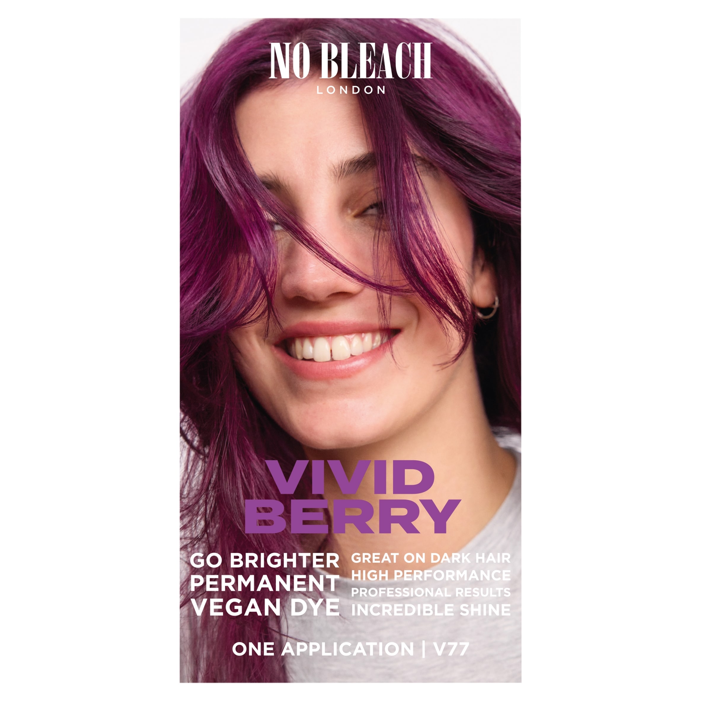 BLEACH LONDON VIVID BERRY PERMANENT HAIR COLOUR KIT