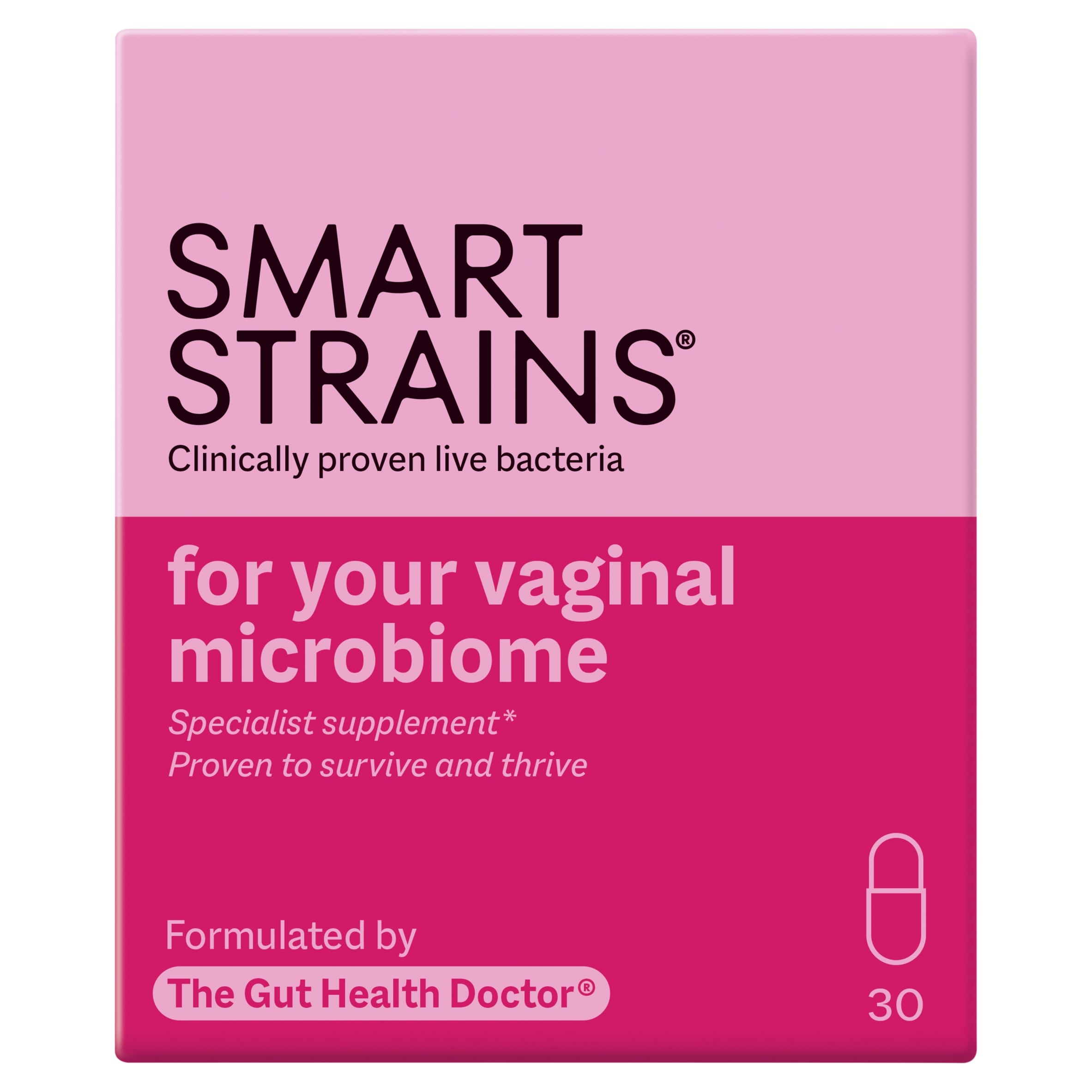 SMART STRAINS for your Vaginal Microbiome 30 Capsules