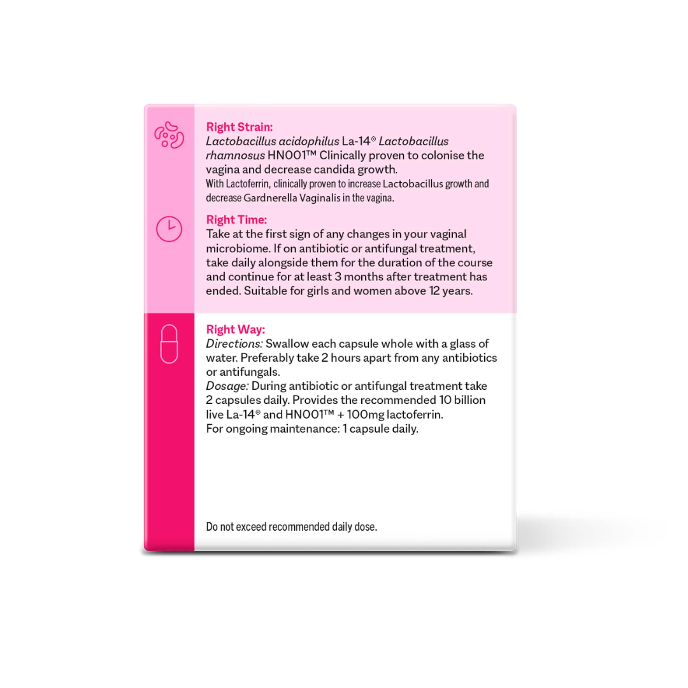 SMART STRAINS for your Vaginal Microbiome 30 Capsules thumbnail 3
