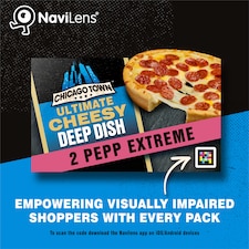 Chicago Town Ultimate Cheesy Deep Dish Pepperoni Extreme Pizza 2 x 163g thumbnail 2