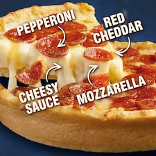 Chicago Town Ultimate Cheesy Deep Dish Pepperoni Extreme Pizza 2 x 163g thumbnail 3
