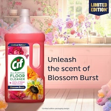 Cif Floor Cleaner Liquid Blossom Burst Limited Edition 950ml thumbnail 3