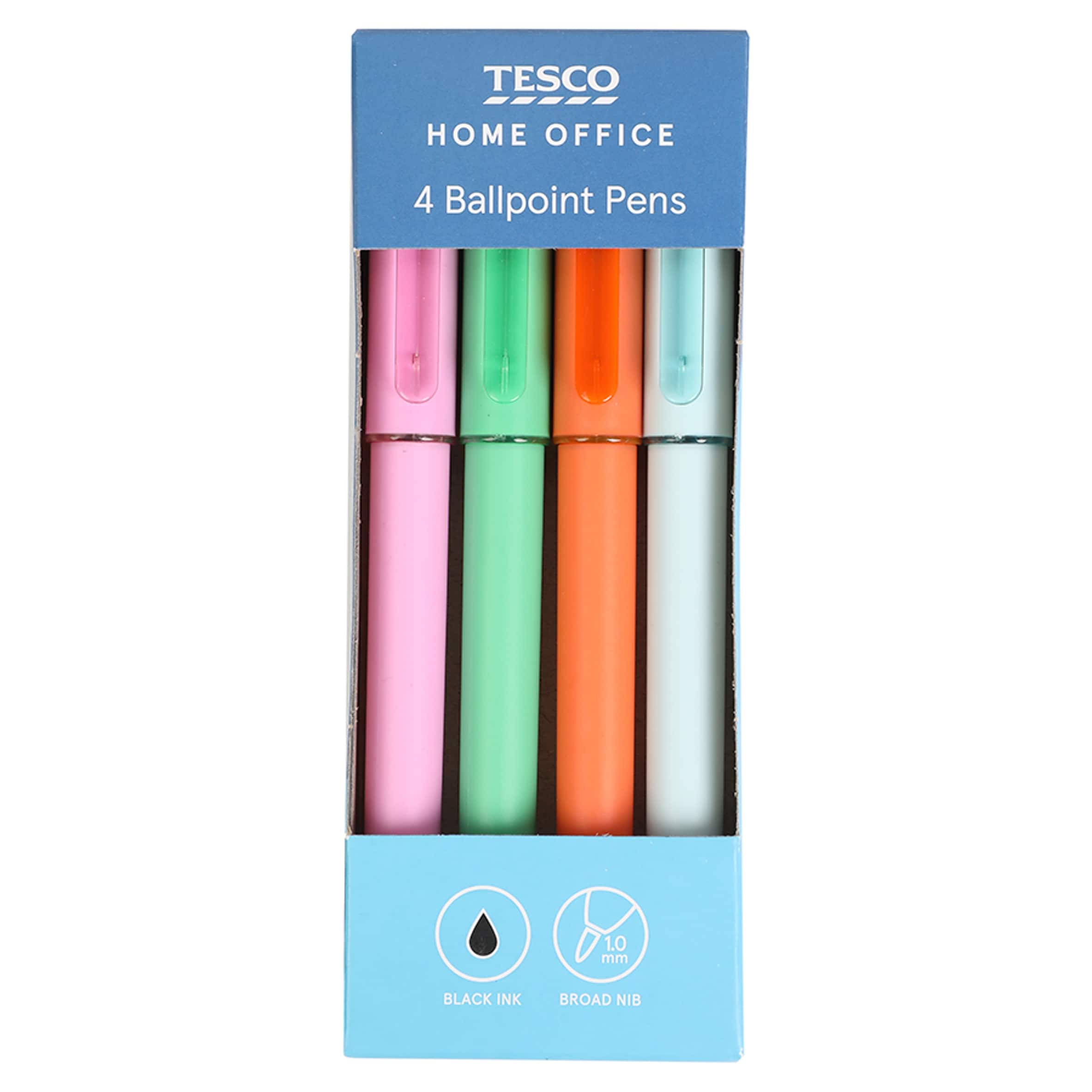 Tesco Ballpoint Pens 4 pack