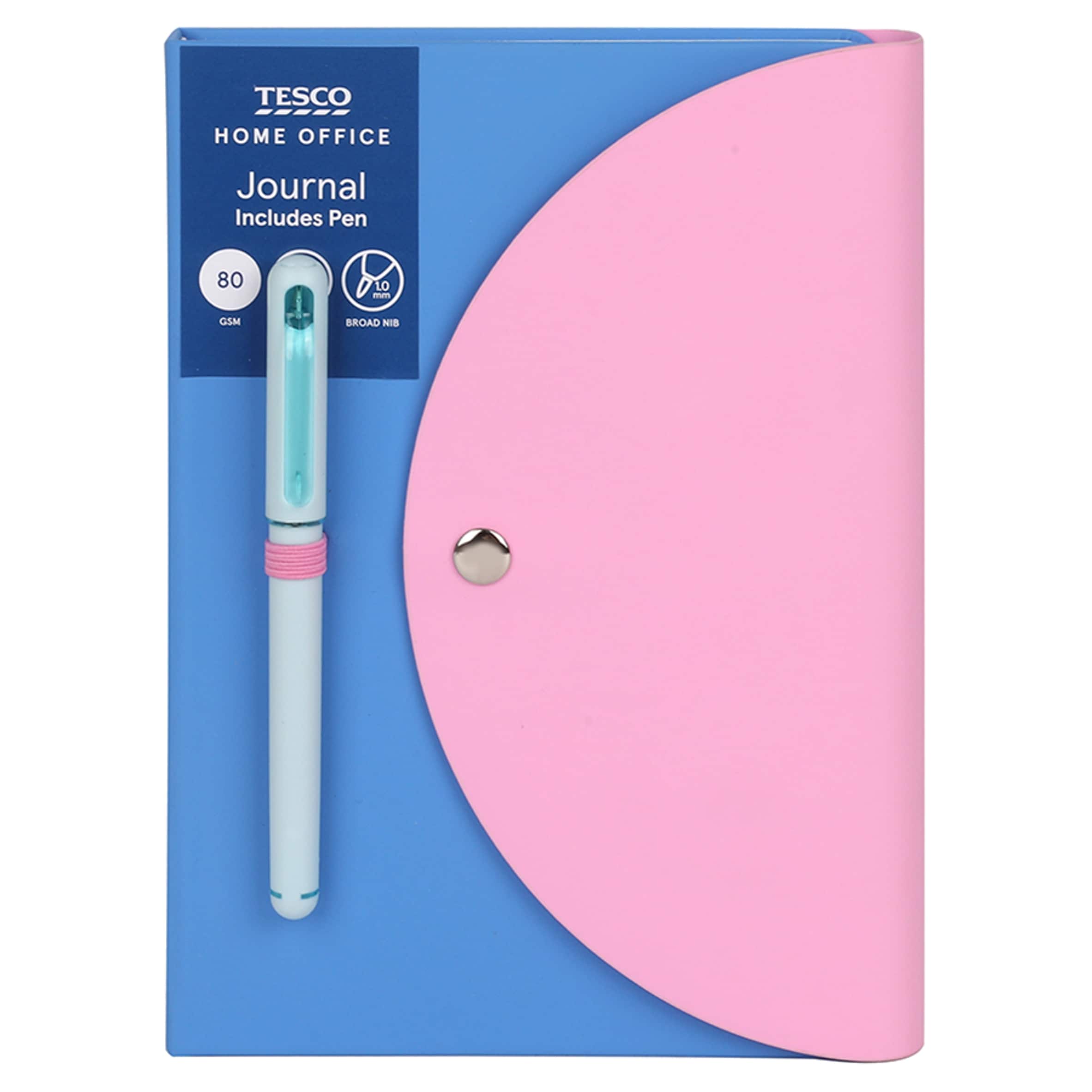 Tesco A5 Spot Journal and Pen