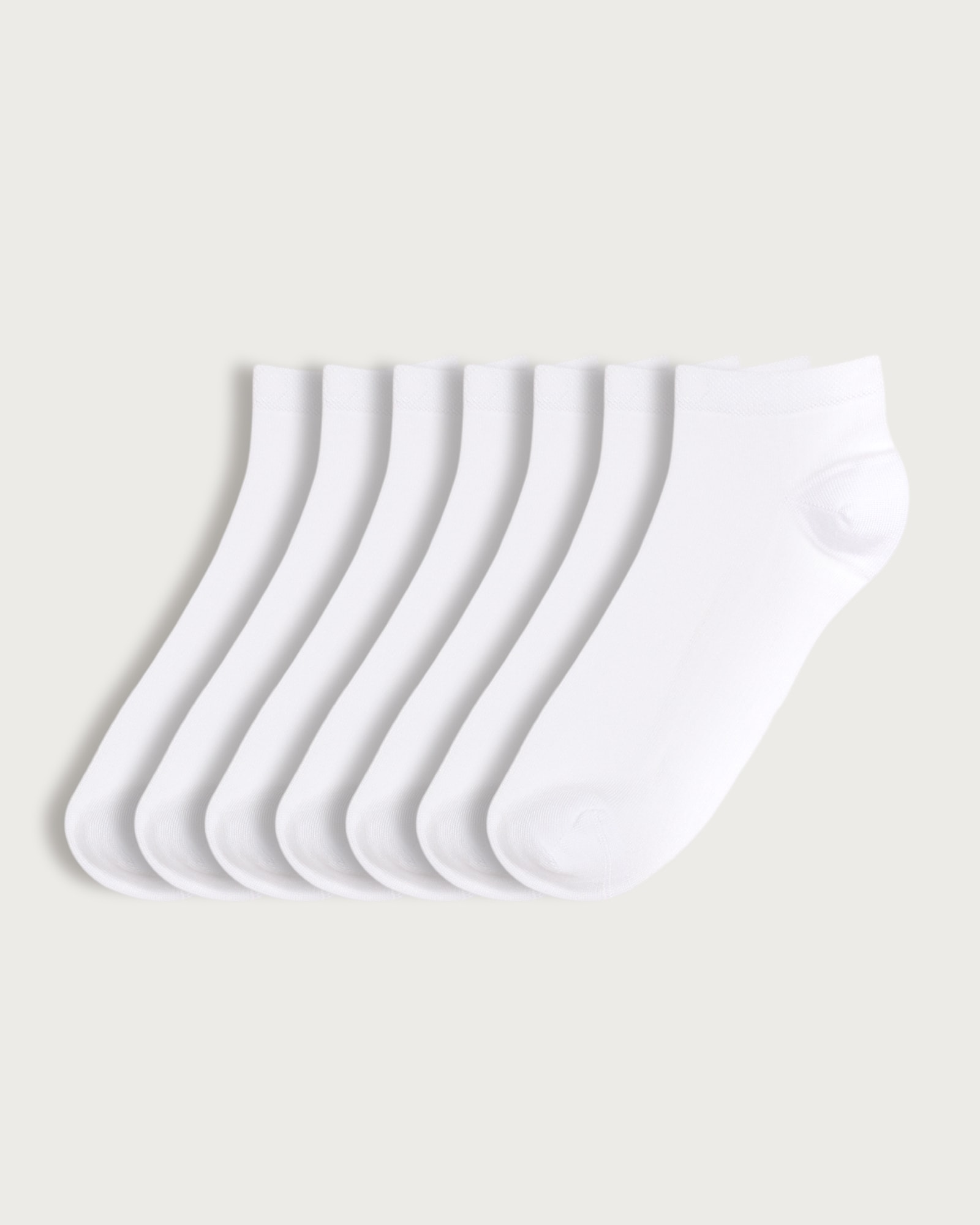 F&F 7-Pack Super Soft Trainer Socks  in White