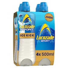 Lucozade Sport Drink Ice Kick 4x500ml