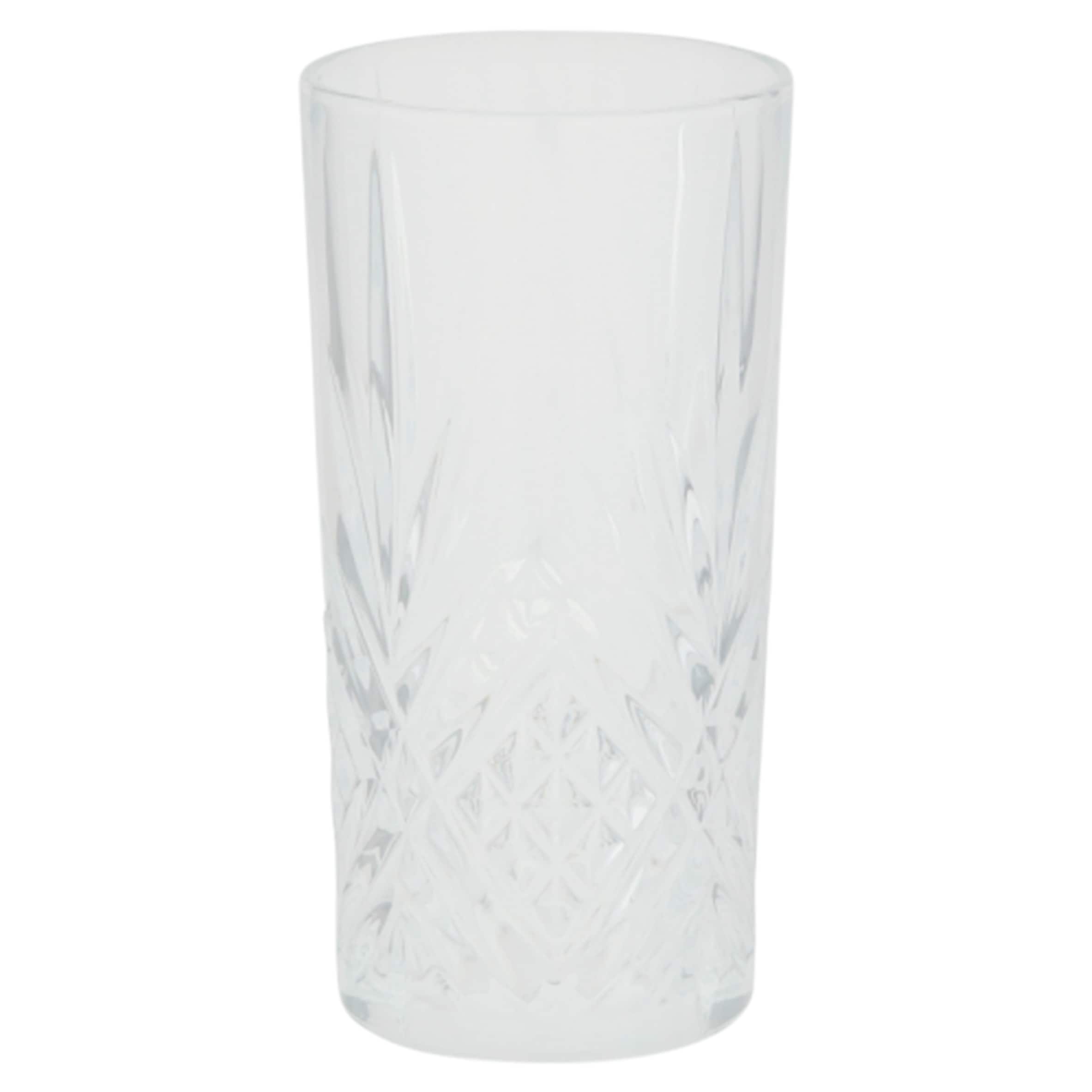F&F Home Nouveau Cut Glass Hiball 2 Pack