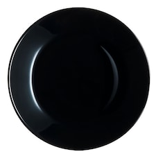 Luminarc black glass side plate