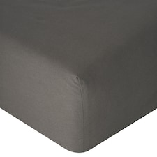 F&F Home 100% Cotton Dark Grey Fitted Sheet Single