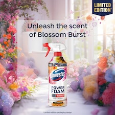 Domestos Power Foam Toilet and Bathroom Cleaner Blossom Burst Limited Edition 450ml thumbnail 2