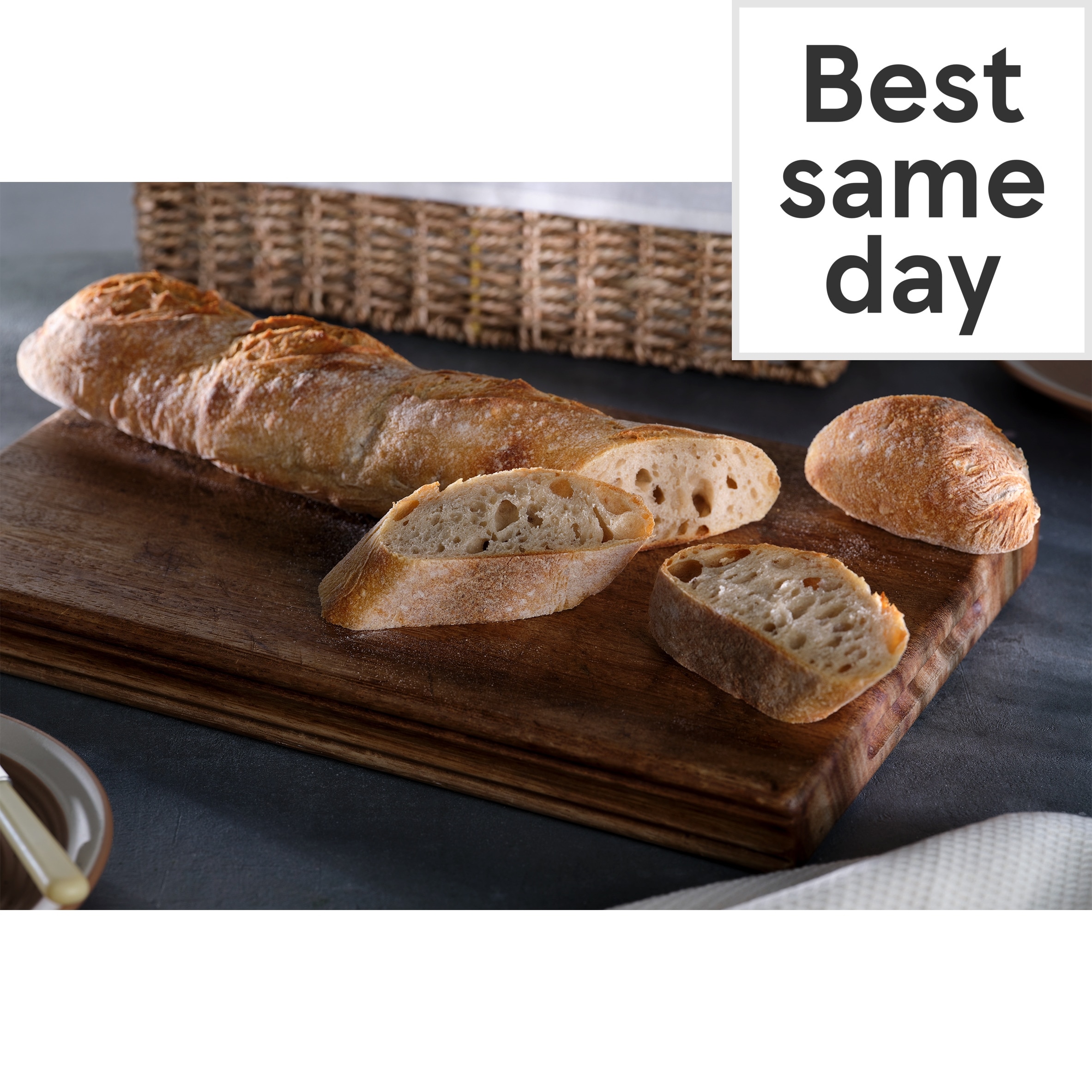 Tesco Finest White Sourdough Baguette 400g