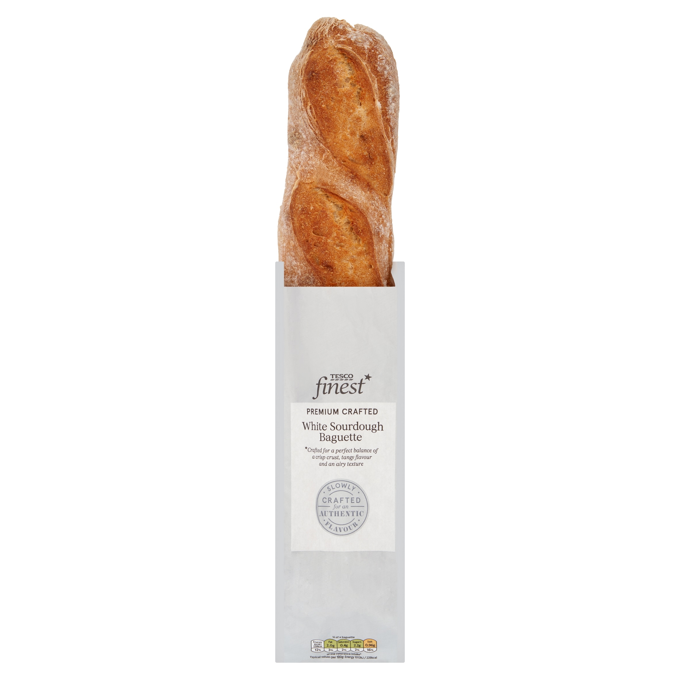 Tesco Finest White Sourdough Baguette 400g thumbnail 2