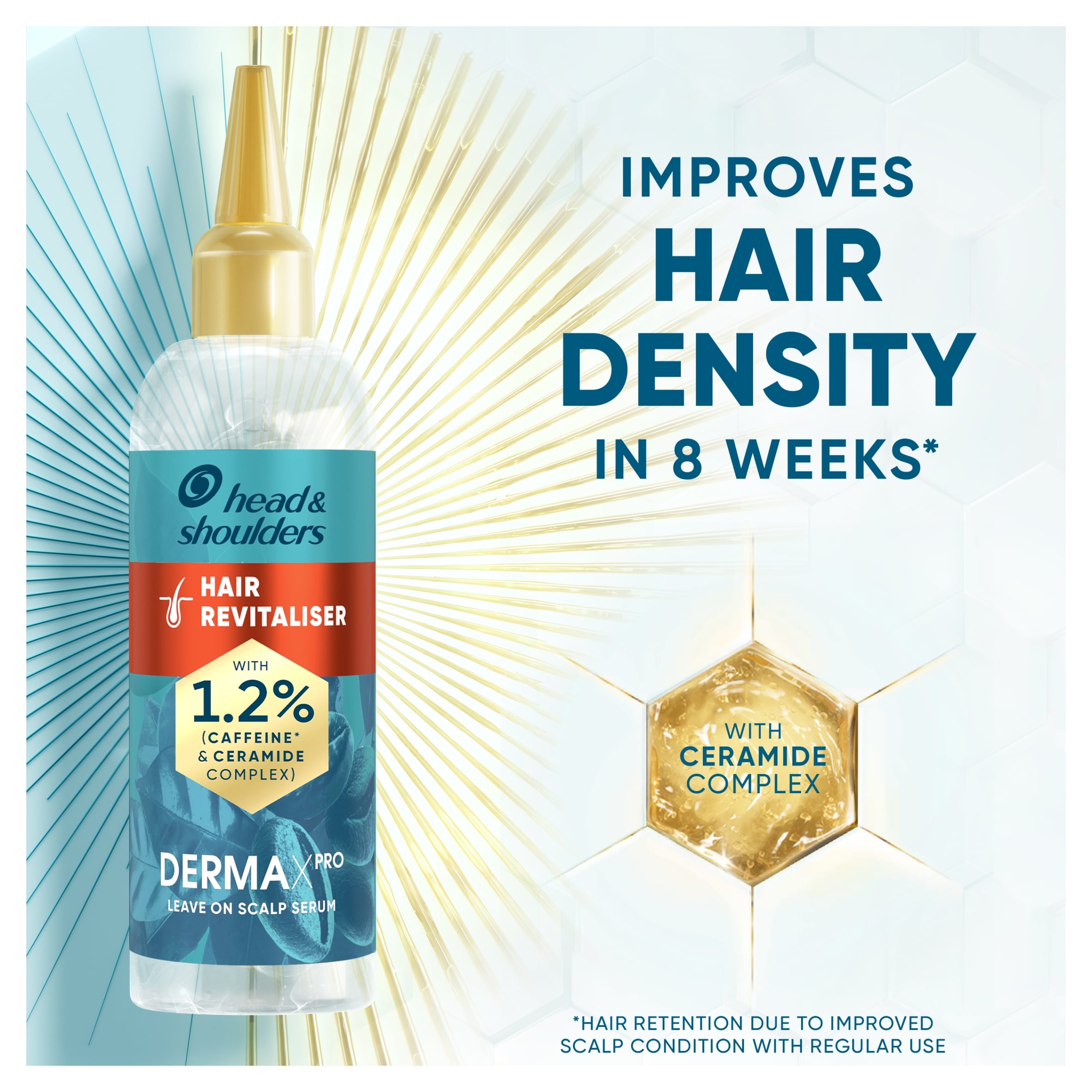 Head & Shoulders Derma X Hair Revitaliser Leave on Scalp Serum 145ml thumbnail 2