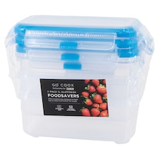 Go Cook Klipfresh Food Storage 3 x 1L