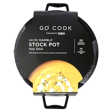 Go Cook Marble Stockpot 24cm