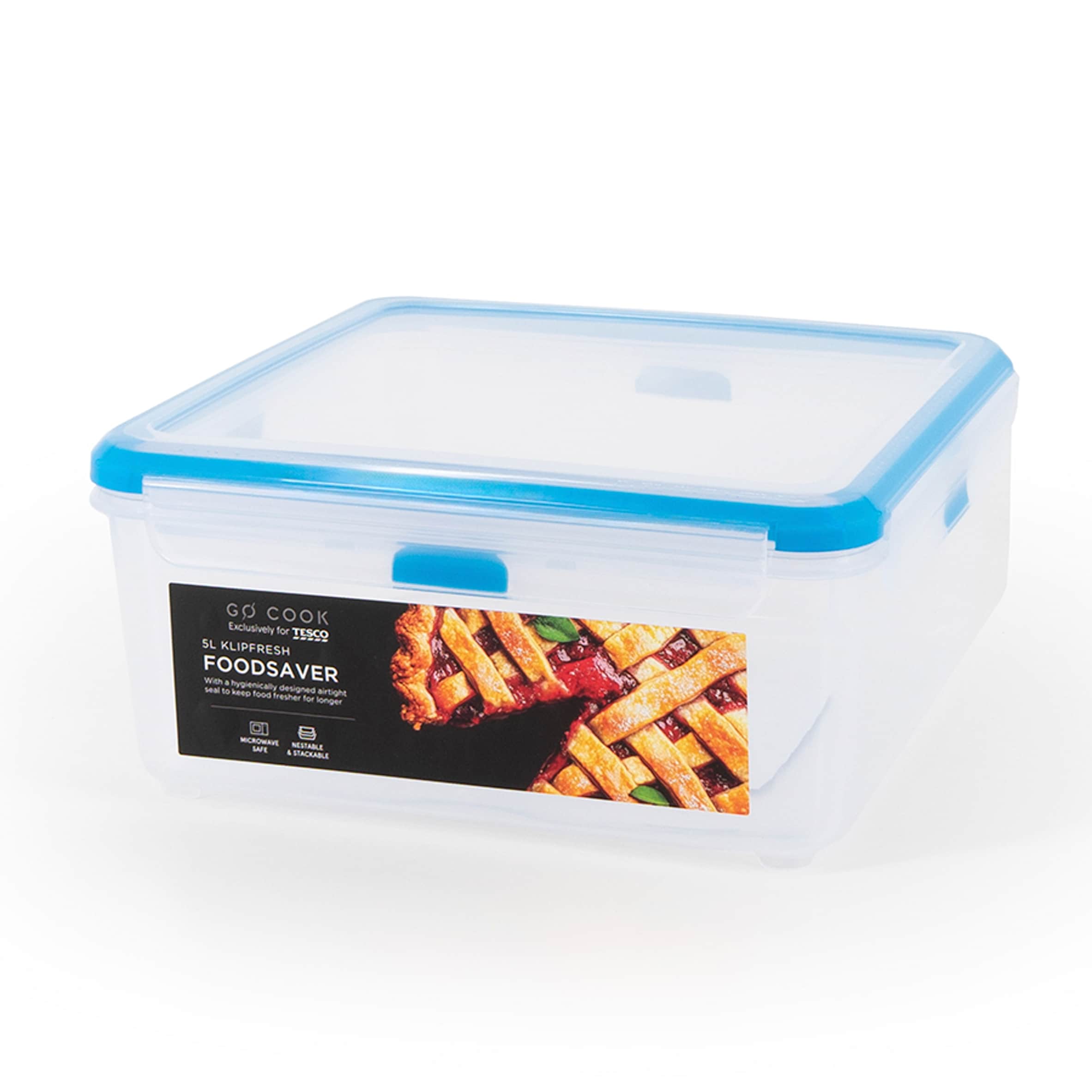 Go Cook Klipfresh Square Food Storage 5L thumbnail 2
